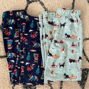 Land’s End Kids Flannel Pajama Pants (12/14) - 2 pairs